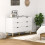 Homcom Cómoda con Cajone Blanco 120 x 40 x 76 cm 2