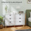 Homcom Cómoda con Cajone Blanco 120 x 40 x 76 cm 4