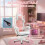 Vinsetto Silla Gaming Rosa 65 x 63 x 142 cm 5