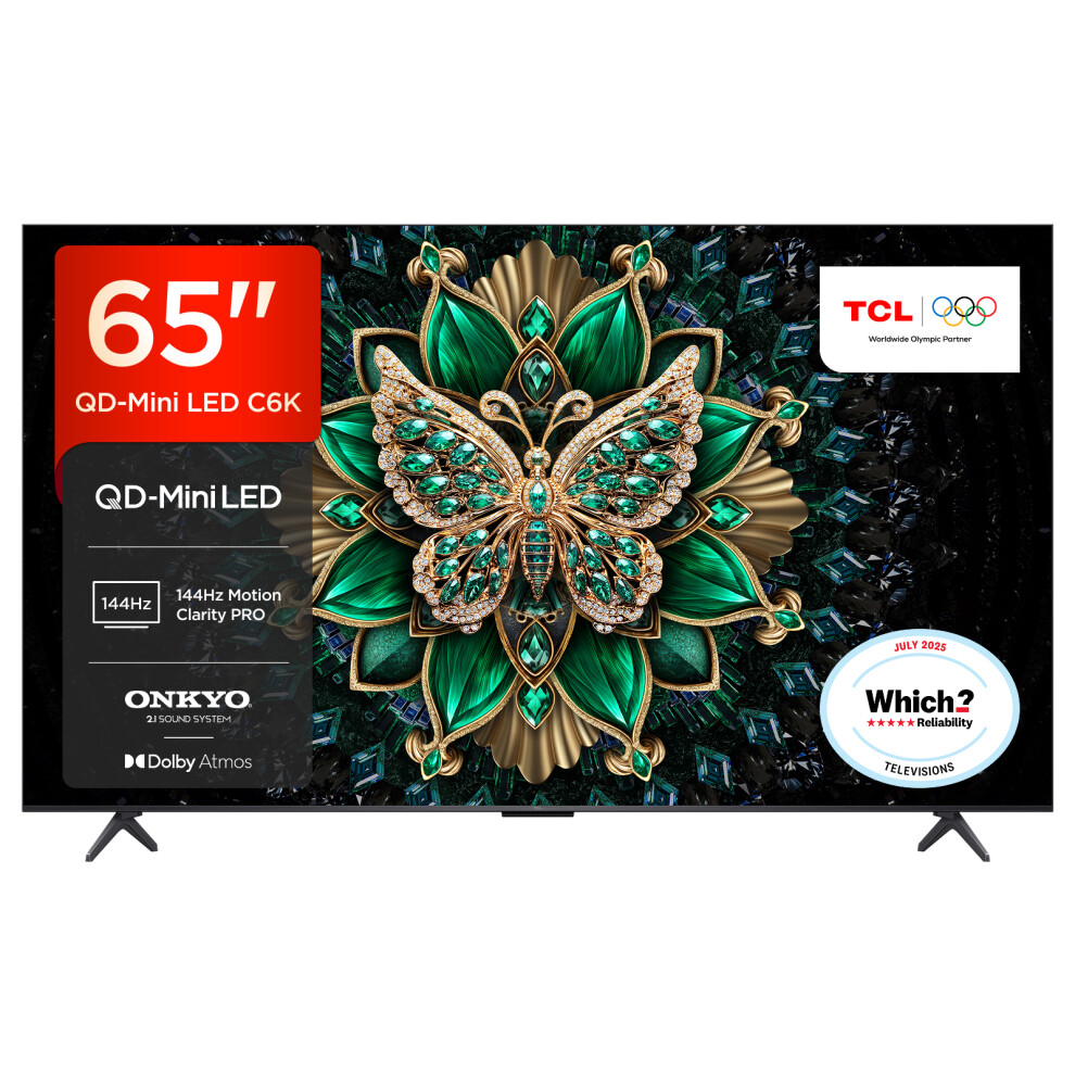 Tcl C6k 65" 4K Ultra Hd Qled Smart Google Tv [2025] - 65C6k-Uk - Image 5