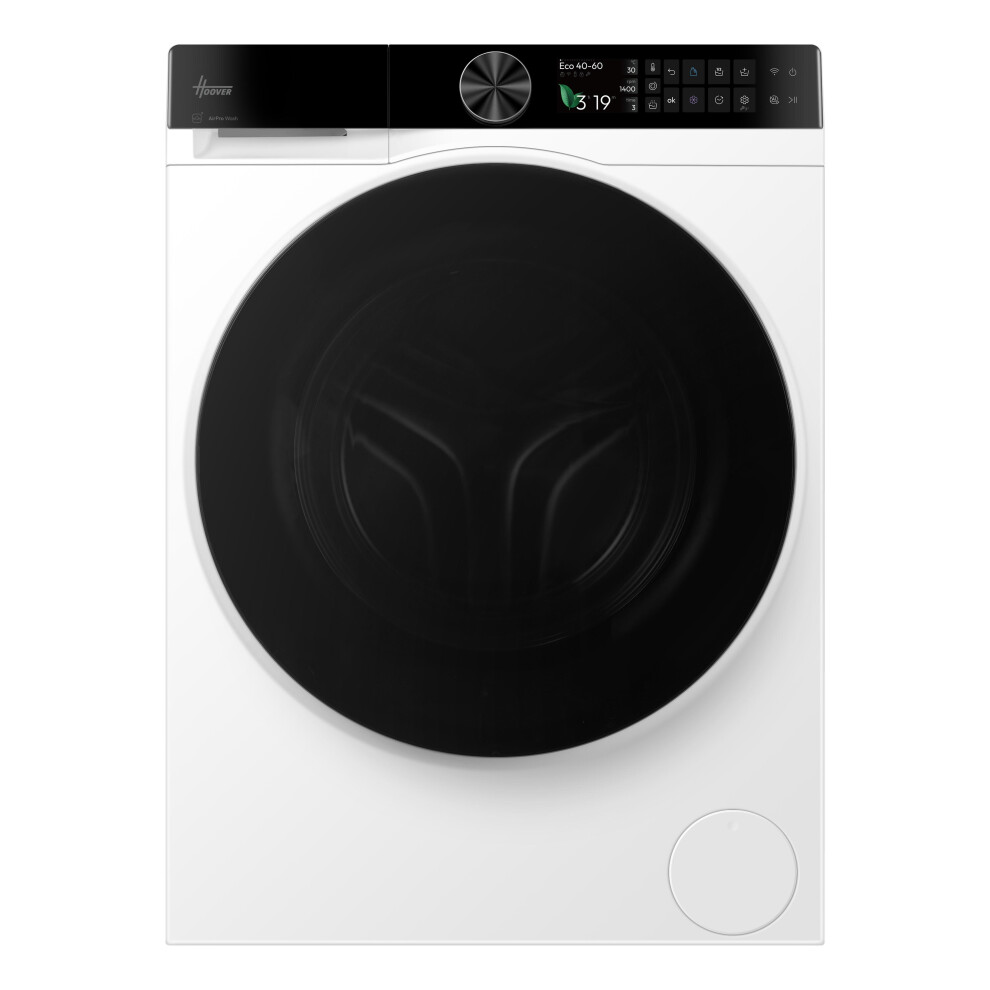 Hoover Pro Wash Series 7 Hbqd 410Bl10u-80 10Kg Wifi Connected Washing Machine With 1400 Rpm - White - A Rated