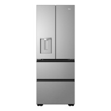 Haier French Series 3 American Fridge Freezer - Inox - E Rated