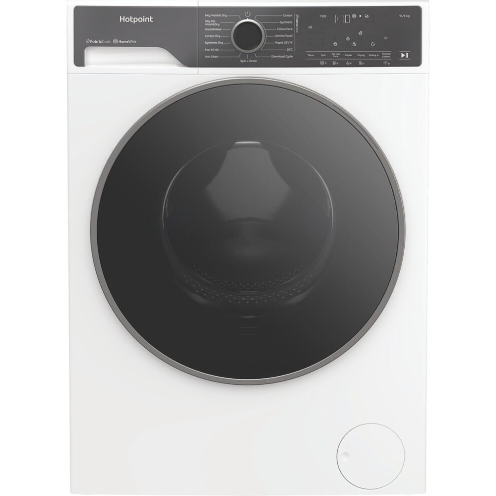 Hotpoint Fs Washer Dryer Hpd 1093 Care Uk 10Kg / 6Kg Washer Dryer With 1400 Rpm - White - C Rated [Wash&Dry], A Rated [Wash Only]