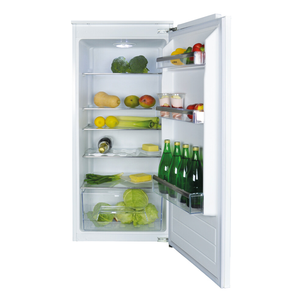 Cda Fw522/3 Integrated Upright 122Cm Fridge - Fixed Door Hinge Kit - White - E Rated