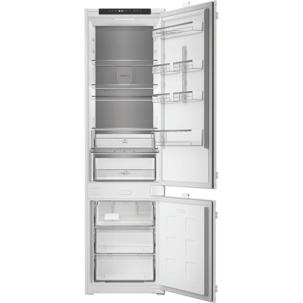 Hotpoint Hpk2 5322 B4uk Wifi Connected 194Cm 70/30 Integrated Frost Free Fridge Freezer With Sliding Door Hinge - White - E Rated