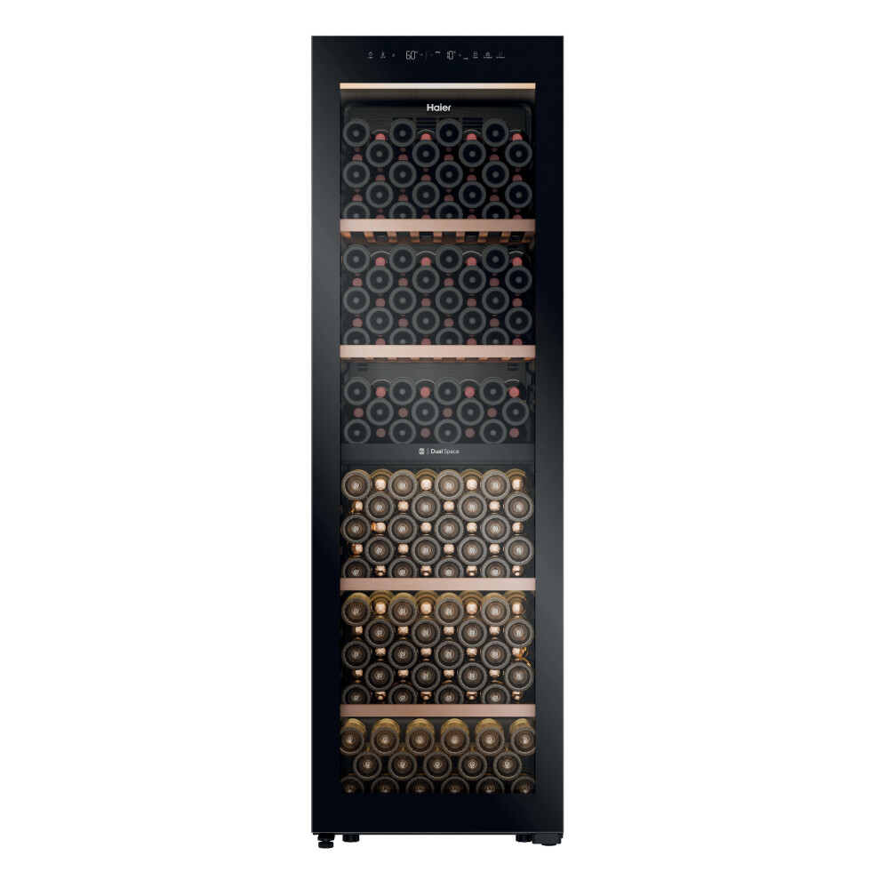 Haier Black 201 Bottle Dual Zone Wine Cooler Hws201gdfh1k - Image 7