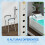 Homcom Taburete de Ducha Bicolor 52 x 45 x 69 cm 4