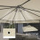 Outsunny Techo de Repuesto Beige 300 x 300 cm 4