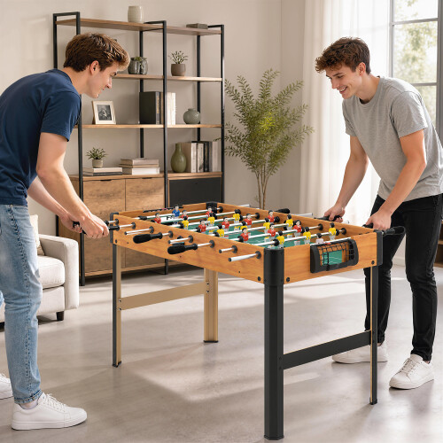 Homcom Mesa de Futbolín Multicolor 118 x 104 x 69 cm 1