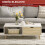 Homcom Mesa de Centro Blanco 106 x 58 x 39.5 cm 4