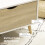 Homcom Mesa de Centro Blanco 106 x 58 x 39.5 cm 6