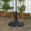 Outsunny Base de Sombrilla Negro 46 x 46 x 34 cm 2