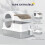 PawHut Arenero para Gato Blanco 60.5 x 40.5 x 45 cm 4