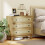 Homcom Cómoda para Dormitorio Marrón 80 x 35 x 76 cm 2