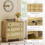 Homcom Cómoda para Dormitorio Marrón 80 x 35 x 76 cm 6