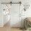 Homcom Puerta Corredera Blanco 91.5 x 3.5 x 213.4 cm 6