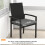 Outsunny Cojines para Silla Gris 46 x 42 x 7 cm 3