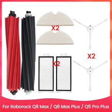 Per Q8 Max / Q8 Max / Q5 Pro , Spazzola Laterale A Rullo, Filtro, Sacchetto per La Polvere, Accessori per Aspirapolvere Robot