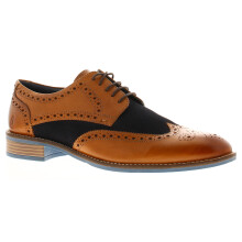 (Tan, 8 (Adults')) Hush Puppies Mens Shoes Smart Dustin Leather tan UK Size