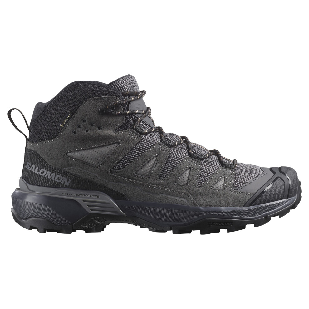 Salomon (Grey, 8.5 (Adults')) Mens Walking Boots X Ultra 360 Ltr Gore Tex Waterproof Mid Lace Up Grey