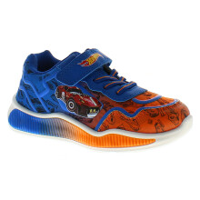 (Blue, 11 (Children's)) Hot Wheels Boys Trainers Younger Boys light-up Mance Elastic Lace blue UK Size