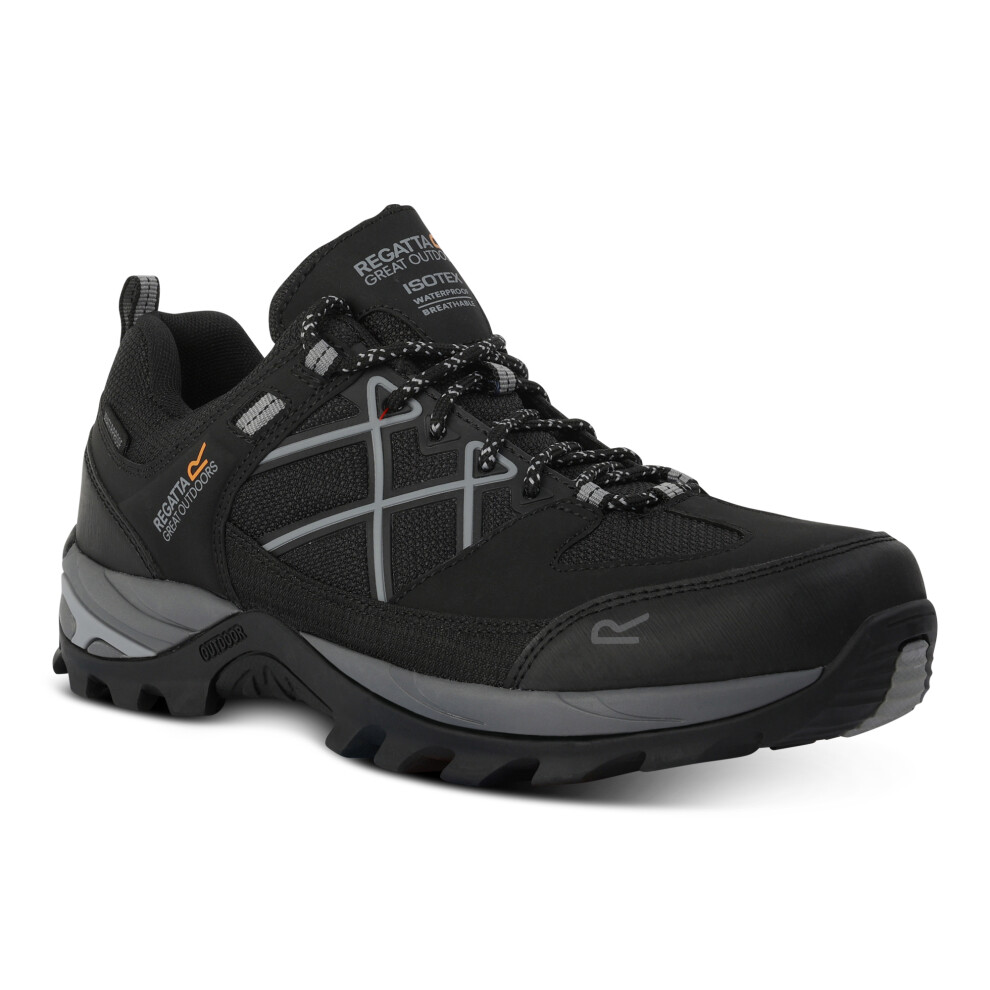 Regatta Men's Black Samaris Iii Low Hiking Shoes - Image 9