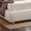 Serilya Upholstered King Size Bed Frame Camel 7