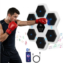 Elektronische Bluetooth Box-Zielscheibe Musik-Boxmaschine LED — fitnessgeräte, cardiotraining zuhause, boxzubehör, wandpratzen