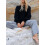 Damen-Strickpullover Grob Strick Dick Warm Winter Modisch Stilvoll Schwarz XL — schwarzer damenpullover, strickpullover xl, dicker winterpullover 7