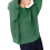 Damen-Pullover Oversize mit Puffärmeln Vintage-Stil Elegant Grün XL — oversize damenpullover, grüner vintage pullover, pullover mit puffärmeln 2