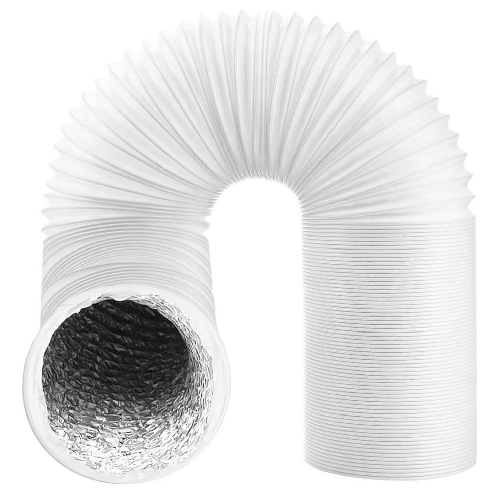 Spares2go Universal Cooker Hood Vent Hose Extractor Fan Heat Insulated Foil Lined Pipe (6M X 5")