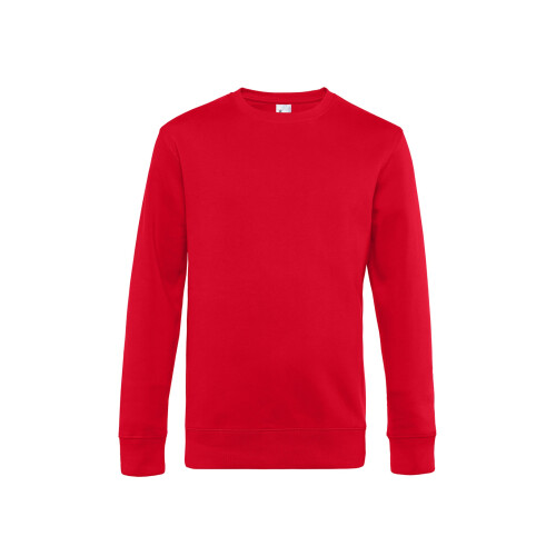 (XL, Red) B&C Mens King Crew Neck Sweater