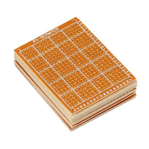 10Pcs PCB Prototype Kit, 432 Holes Universal Circuit Board for DIY Soldering and Electronic Projects