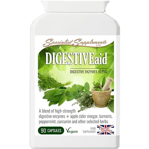 Specialist Supplements DIGESTIVEaid Digestive Enzymes 90 Capsules