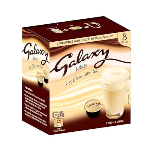 Galaxy Galaxy White Hot Chocolate Pods - Dolce Gusto Compatible