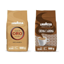 Lavazza, Crema e Aroma & Qualità Oro, Coffee Beans, 1kg x2