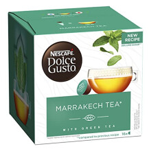 NESCAFE DOLCE GUSTO Marrakech Tea - Thé Vert À La Menthe - 96 Capsules (6 Boîtes x 16)