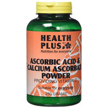 Health Plus Ascorbic Acid & Calcium Ascorbate Powder Vitamin C Supplement - 250g