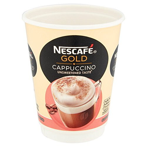 Nescafe Nescafe & Go Cappuccino Foil-sealed Cup for Drinks Machine Ref A02784 [Pack 8]