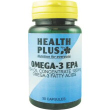 Health Plus Omega-3 Epa 1000mg : Fish Oil Supplement - 30 Capsules, in a planet-friendly 99% recycled pot