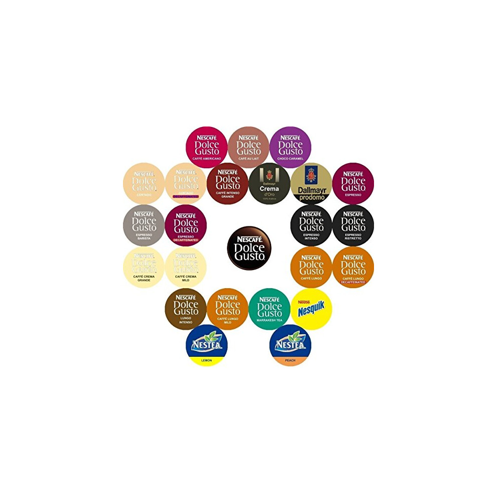 Nescafe Nescafé Dolce Gusto Variety (24 Flavours, 26 Pods)