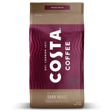 Costa Coffee Whole Bean Coffee, Signature Blend Dark Roast, 12 oz each, Rainforest Alliance Certified