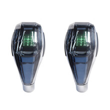 2X Auto Universele LED Crystal Handgrepen Handmatige Transmissie Pookknop Hefboom Stick Hoofd voor
