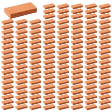 1750 Pieces Bricks for Landscaping Miniature Bricks Brick Wall Small Bricks for Dollhouse Garden Parts,1/35 Scale