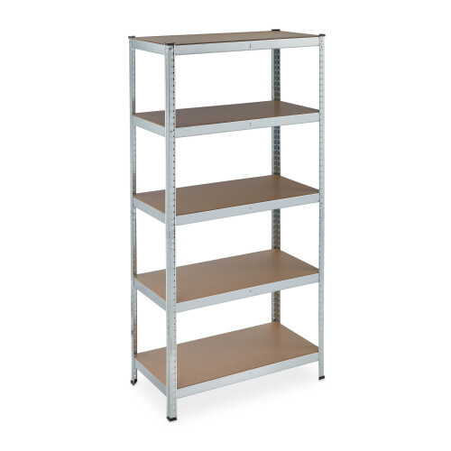 Garage Workshop Set (2-Piece) – 5-Tier Heavy-Duty Storage Shelf & 2-Tier Steel Workbench 1