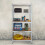 Garage Workshop Set (2-Piece) – 5-Tier Heavy-Duty Storage Shelf & 2-Tier Steel Workbench 5
