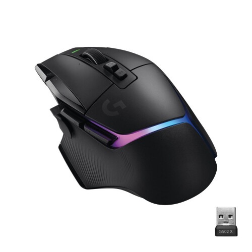 Logitech LOGITECH G502 X Plus trådløs mus sort 910-006162