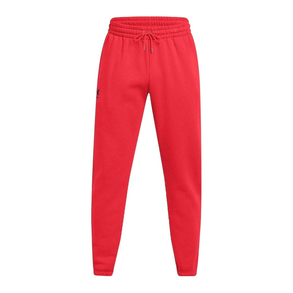 Under Armour (S, Red) Mens Essential Fleece Joggers