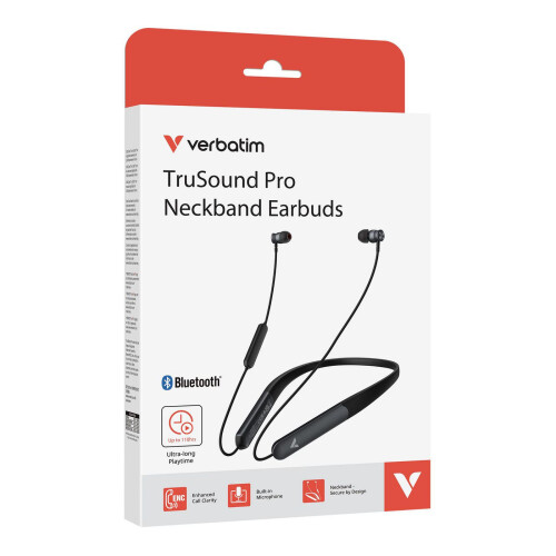 Verbatim Cuffie in-ear con microfono Verbatim TruSound Pro (Nero) 1