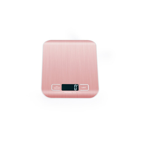 Rose Gold Kitchen Electronic Scale with Tare Function and Battery Included  10kg/1g 2